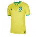 Maillot de foot Brésil Domicile vêtements Monde 2022 Manches Courtes